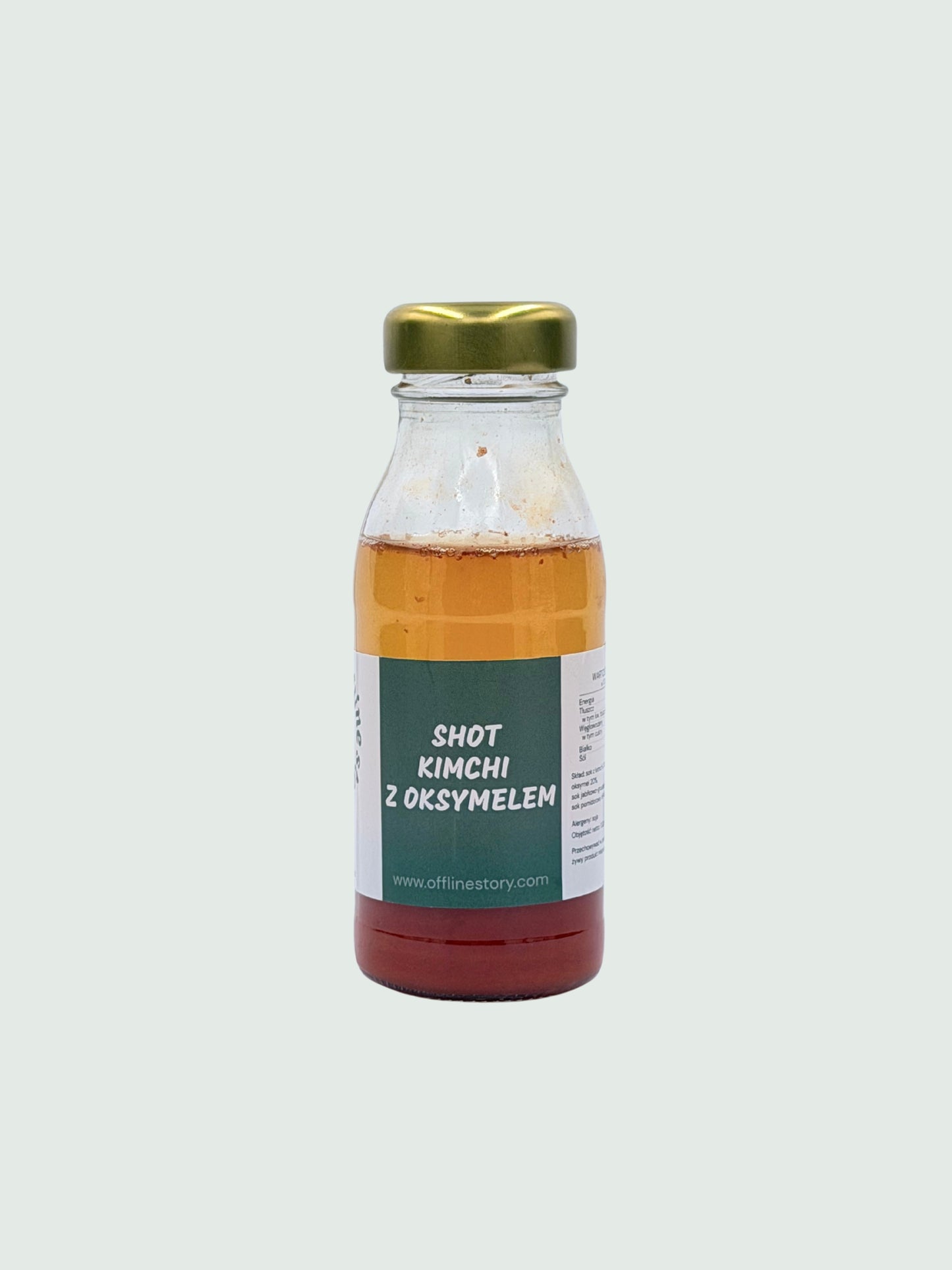 Shot z soku z kimchi i oksymela