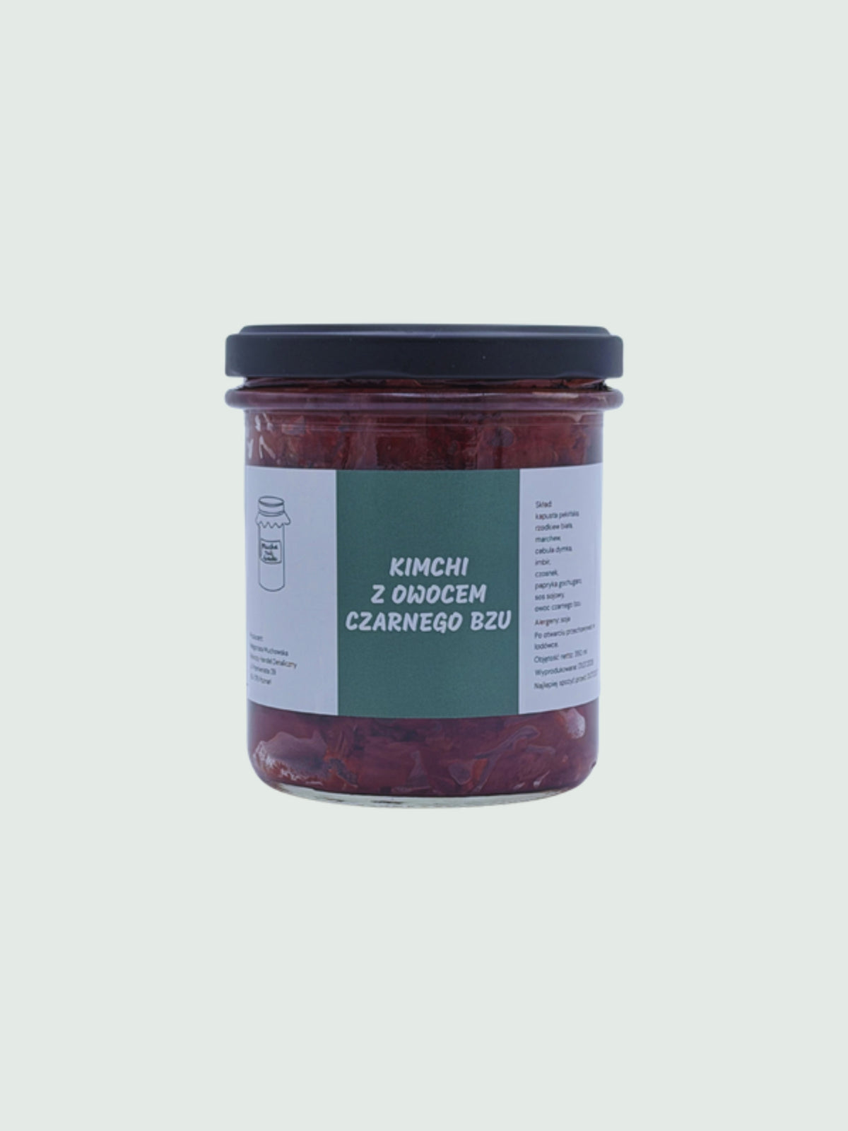 Kimchi z owocem czarnego bzu
