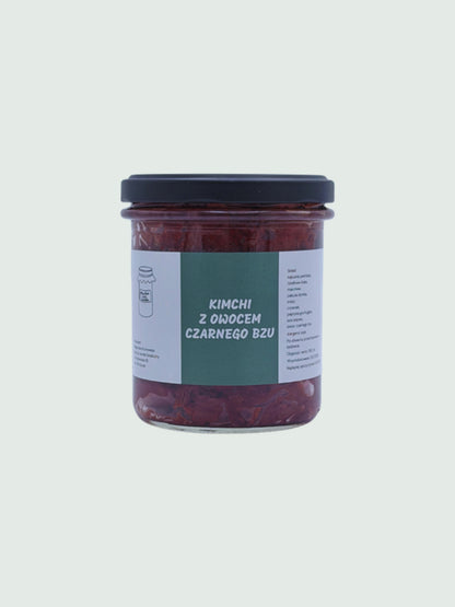 Kimchi z owocem czarnego bzu