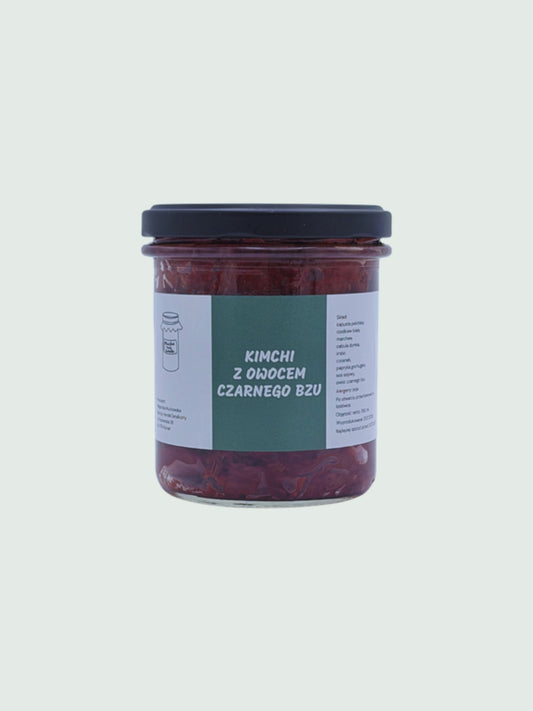 Kimchi z owocem czarnego bzu