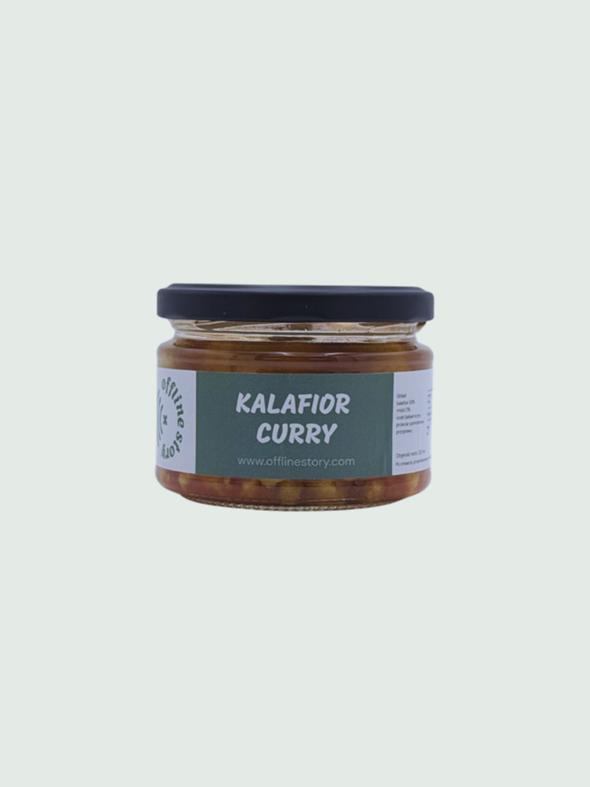 Piklowany kalafior w zalewie pomidorowej z curry