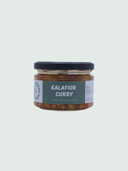 Piklowany kalafior w zalewie pomidorowej z curry