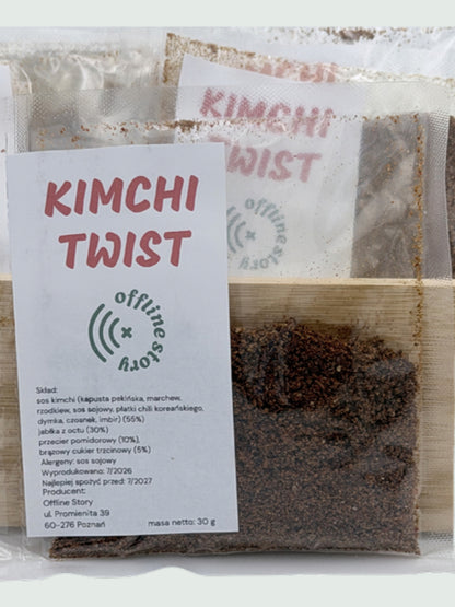 Kimchi Twist — etykieta