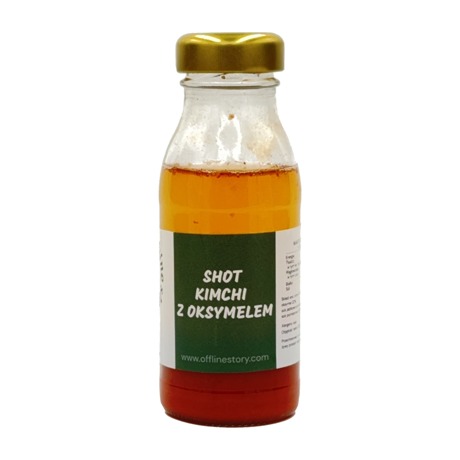 Shot z soku z kimchi i oksymela