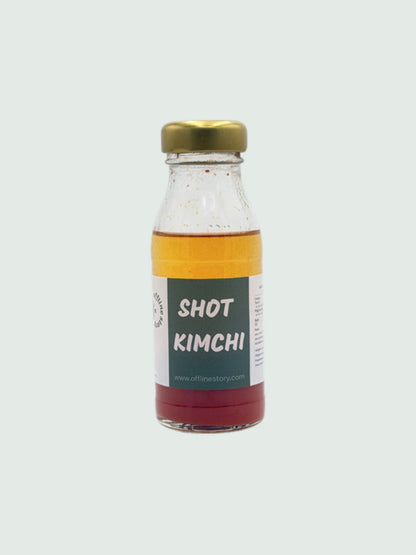 Wytrawny shot z soku kimchi