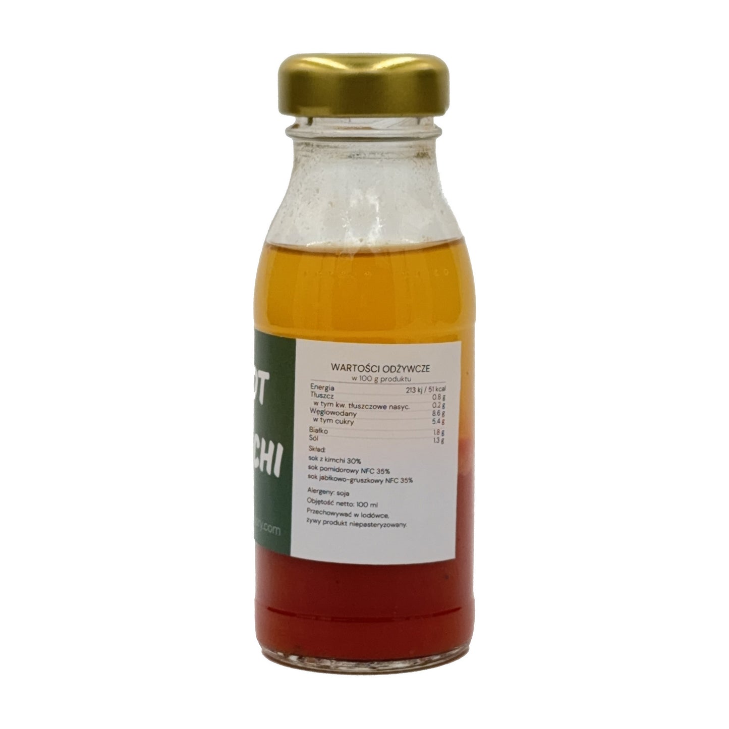 Wytrawny shot z soku kimchi