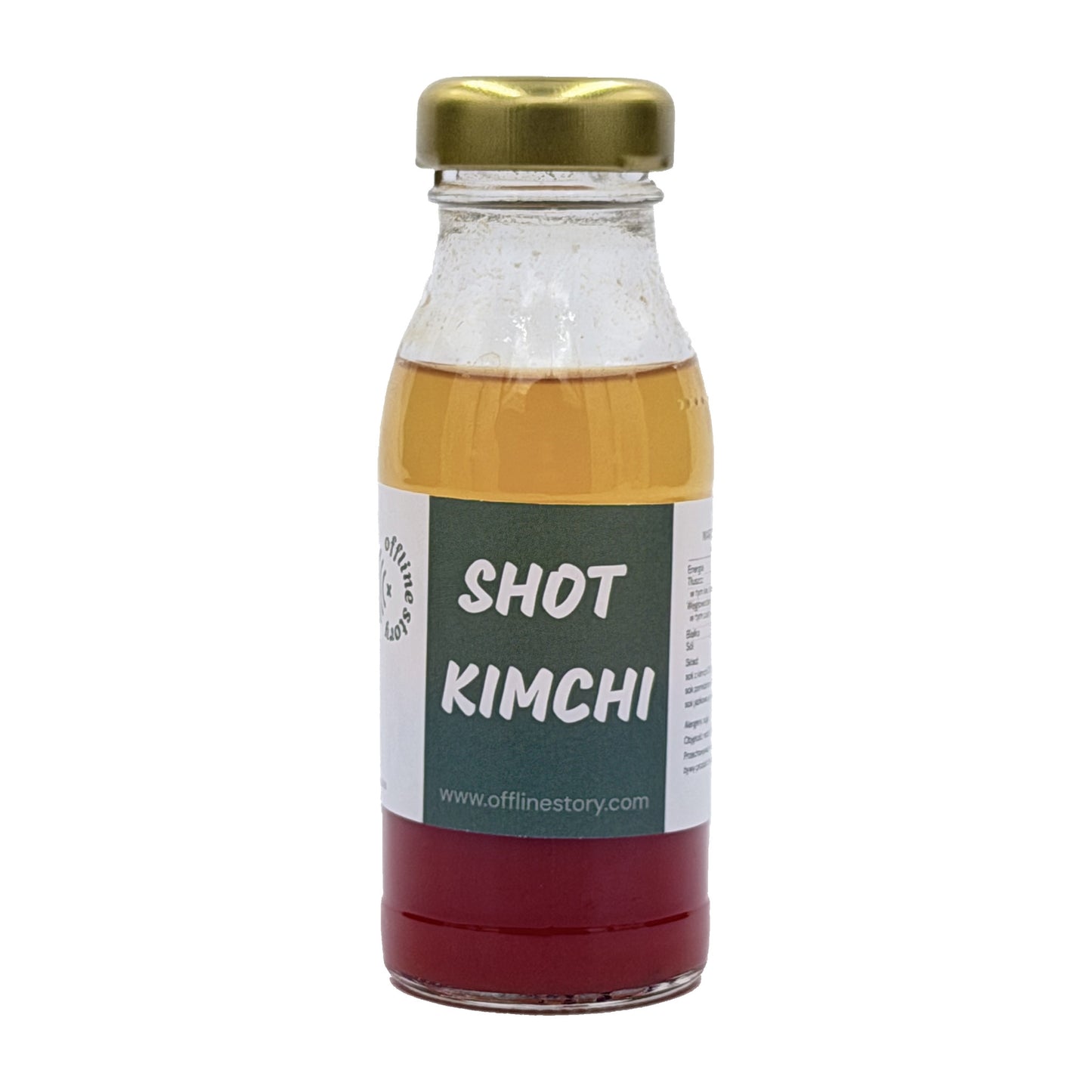 Wytrawny shot z soku kimchi