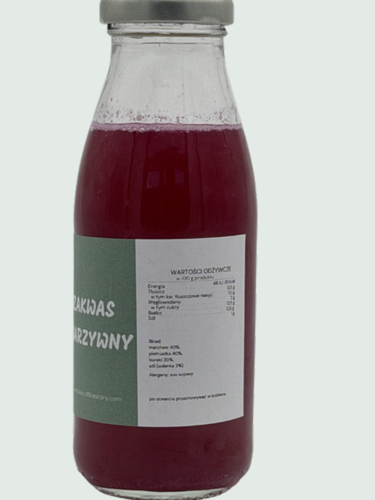 Zakwas warzywny — etykieta