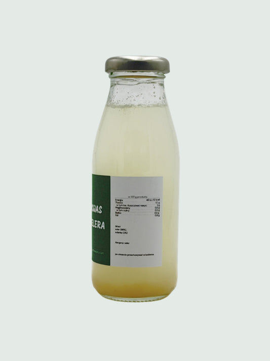 Zakwas z selera — etykieta